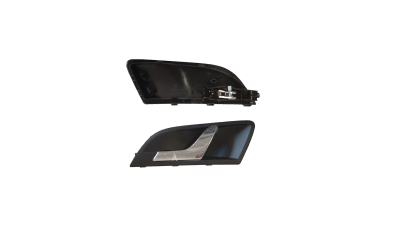 Maner deschidere usa interioara Skoda Superb (3t), 06.2008-07.2015 Spate , partea Stanga, negru; maner cromat, Aftermarket