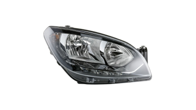 Far Skoda Citigo, 05.2012- si Citigo 2017-, partea Stanga, electric, cu motoras, tip bec H7+H7; cu lumini de zi cu LED, Hella