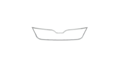 Rama grila masca fata Skoda Rapid, 10.2012-, parte montare cromata, 69B105-1, Aftermarket
