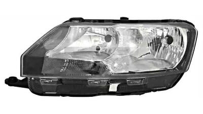 Far Skoda Rapid (Nh), 05.2017-, fata, Stanga, cu daytime running light; H7+H7+LED+PY21W; electric; cu motor, VALEO
