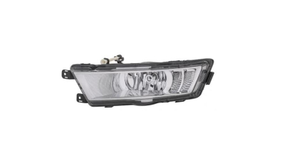 Proiector ceata cu lumini de zi SKODA RAPID (NH), 10.2012-, partea Stanga, ZKW, tip bec H8+LED; argintiu;