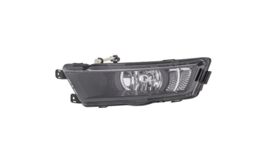 Proiector ceata cu lumini de zi SKODA RAPID (NH), 10.2012-, partea Stanga, ZKW, tip bec H8+LED; negru;