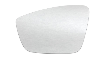 Geam oglinda exterioara cu suport fixare Seat Toledo (Nh), 10.2012-2016; Rapid (Ind/Nh), 11.2011-2016, partea Stanga, sticla convexa; geam cromat, Aftermarket