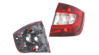 Stop spate lampa Skoda Rapid (Nh), 10.2012-, spate, Dreapta, liftback, P21/4W+P21W+PY21W+W3W; fumuriu; fara suport bec, TYC
