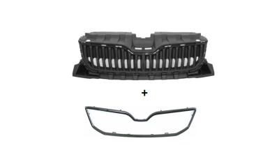 Grila radiator Skoda Fabia, 12.2014-09.2018, Fata, Aftermarket