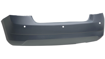 Bara spate Skoda Fabia, 12.2014-09.2018, Model Hatchback, cu 3 gauri pentru Senzori de parcare (PDC); gata de vopsit (fara primer), Aftermarket