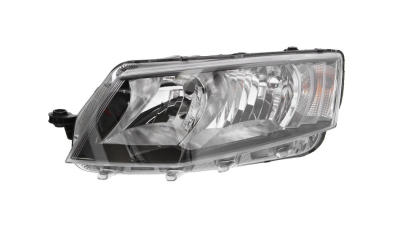 Far Skoda Octavia 3 (5e), 01.2013-05.2017, Electric, tip bec H15+H7, omologare ECE, cu motoras, 5E1941017, partea Stanga, marca TYC 20-14684-05-2