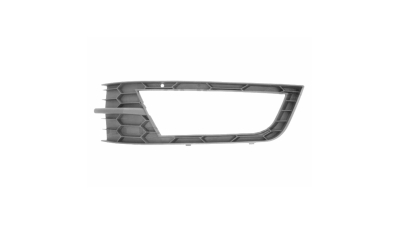 Grila bara fata Skoda Octavia (5e), 01.2013-05.2017, parte montare partea stanga, cu gaura proiector, 69C127-1, Aftermarket