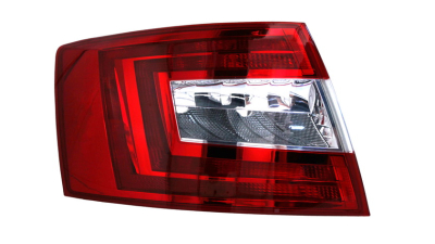 Stop spate lampa Skoda Octavia 3 (5e), 01.13- Liftback, spate, omologare ECE, fara suport bec, 5E5945111, Stanga