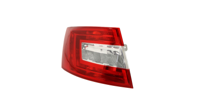 Stop spate lampa Skoda Octavia 3 (5E), 01.2013-05.2017 Model Sedan/Liftback, partea Stanga, fara suport becuri, tip bec H21W+P21W+PY21W+W5W, TYC