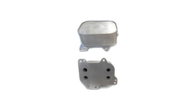 Radiator racire ulei motor, termoflot VW Golf 7 (5G), 04.2013-, motor 1.6 TDI, 2.0 TDI, diesel, 119x80x54 mm, garnituri incluse, din aluminiu