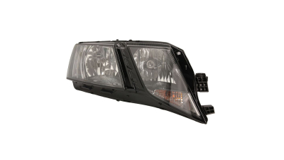 Far Skoda Octavia 3 (5E), 03.2017-, partea Dreapta, electric, tip bec H7+H7, cu motoras, cu becuri, cu lumini parcare pe LED, MAGNETI MARELLI