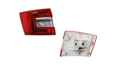Stop spate lampa Skoda Octavia 3 (5e), 03.2017-, spate, Stanga, Combi, STANDARD LED; H21W+LED+P21W+PY21W; fara suport bec, VARROC