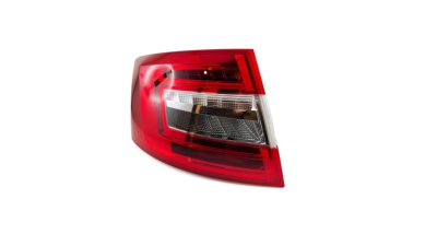 Stop, lampa spate SKODA OCTAVIA III (5E), 03.2017-09.20, model liftback, DEPO, partea stanga, STANDARD LED;tip bec H21W+LED+P21W+PY21W; fara soclu bec;