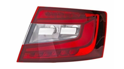 Stop spate lampa Skoda Octavia 3 (5e), 03.2017-, Liftback, partea Dreapta, High-LED; H21W+tip bec LED+P21W+PY21W; Omologare: ECE, HELLA