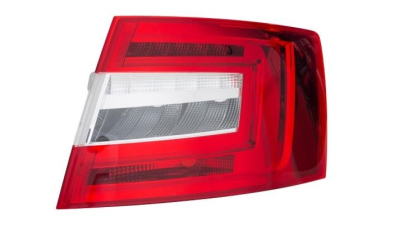 Stop spate lampa Skoda Octavia 3 (5e), 03.2017-, Liftback, partea Dreapta, STANDARD LED; H21W+tip bec LED+P21W+PY21W; fara soclu bec; Omologare: ECE, TYC