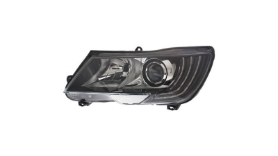 Far Skoda Superb (3t), 06.2013-07.2015, fata, Stanga, xenon; cu lumini pentru curbe; cu LED daytime running light; D3S+H7+LED; electric; fara ballast; cu gas bec xenon; cu motor, HELLA