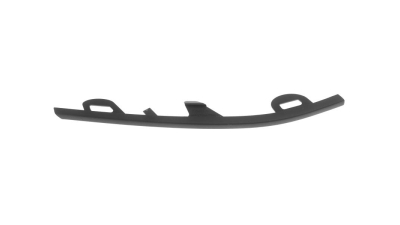 Bandou grila bara protectie Skoda Superb (3v), 05.2015-, Fata, partea Stanga, negru, Aftermarket