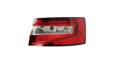 Stop spate lampa Skoda Superb (3V), 05.2015- model Sedan (exceptie / fara ACTIVE, Sedan), partea Dreapta, partea exteRioara, LED+P21W+PY21W, cu suport becuri, Varroc