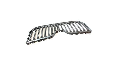 Grila radiator, masca fata Skoda Yeti (5l), 09.2013-, parte montare centrala, neagra, 69X105-2, Aftermarket