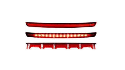 Lampa frana, stop suplimentar SKODA KAMIQ, 06.2019-; KODIAQ, 10.2016-06.2021; RAPID (NH), 10.2012- SPACEBACK; SCALA, 04.2019-, Centru, LED; rosu; cu diuza spalator;