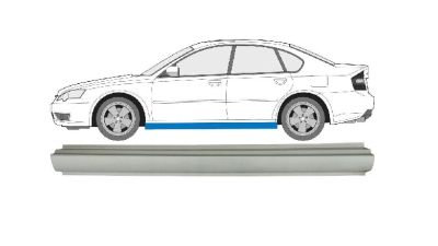 Piesa de reparatie prag Subaru Legacy, 10.1998-04.2009; Legacy Outback (Bh), 01.2000-08.2003, partea Stanga=Dreapta, Lungime 1900 mm, Aftermarket