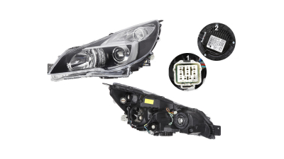 Far Subaru Legacy (Bm/Br), 06.2013-12.2014, fata, Stanga, xenon; D2S+HB3+W5W+WY21W; electric; fara unitate control; cu ballast; cu motor, DEPO
