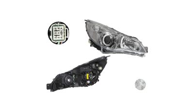 Far Subaru Legacy (Bm/Br), 04.2009-05.2013, Outback (Br), 09.2009-2013, partea Dreapta, D2S+HB3+W5W+WY21W; electric; fara bec descarcare; fara ballast; fara motor, DEPO