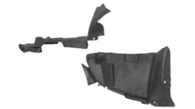 Carenaj roata Subaru Impreza (Gc/Gf), 10.1992-01.1997, partea Dreapta, punte Fata partea din Fata, 59110FA140, 7210FP3T polietilena, doar modelul TURBO