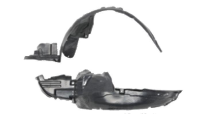 Carenaj roata Subaru Impreza (Gd/Gg), 10.2005-09.2007, partea Dreapta, Fata, 59110FE141, 7214FP1T Modelul SEDAN