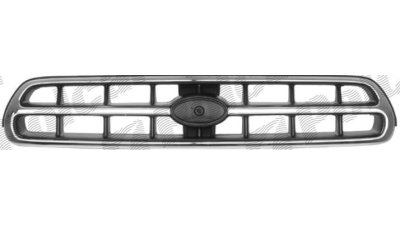 Grila radiator Subaru Legacy Outback, 01.2000-2002, crom/negru, 91121AE04A, 722505