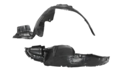 Carenaj roata Subaru Forester (Sg), 10.2002-07.2005, partea Dreapta, Fata, 59110SA002, 7241FP1T pentru versiuni fara bara SPORT/STI