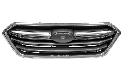 Grila masca fata Subaru Outback (Bs), 05.2015-, fata, cu rama crom; negru/negru