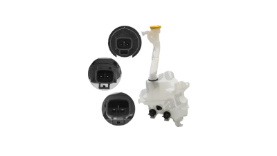 Rezervor spalator parbriz SUBARU IMPREZA, 05.2016-; XV, 04.2017-;, Gat de umplere cu capac, cu 2 pompa spalators, Cu senzor nivel lichid