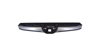 Grila masca radiator Subaru Forester (Sj), 01.2013-05.2018, Fata, cu bandou gri; negru mat; superior, Aftermarket
