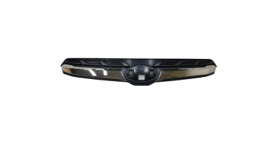 Grila masca radiator Subaru Forester (Sj), 01.2013-05.2018, Fata, cu ornament cromat; negru mat; superior, Aftermarket