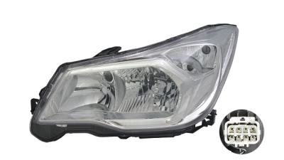 Far Subaru Forester (Sj), 01.2013-12.2015, fata, Stanga, H11+HB3+W5W+WY21W; electric; cu motor, DEPO