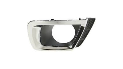 Grila bara fata Subaru Forester (Sj), 01.2013-, Stanga, 57731SG090, 72X12711 cu locas pentru proiectoare, insertie crom