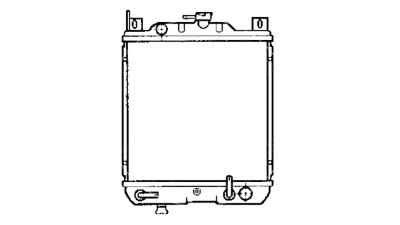 Radiator racire Suzuki Swift, 08.1989-09.1994, Motorizare 1, 3 50kw Benzina, diametru intrare/iesire 28/28mm, dimensiune 332x351x30mm, Cu lipire fagure prin brazare, Aftermarket