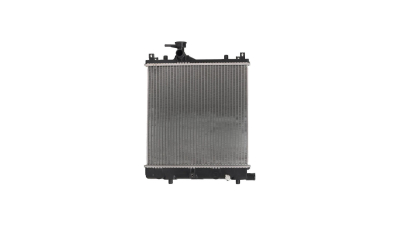 Radiator racire Suzuki Wagon R+ (Em), 1997-2000 Motor 1, 0 48/52kw Benzina, tip climatizare Cu/fara AC, cutie Manuala, tip Denso, diametru intrare/iesire 25/25mm, dimensiune 349x348x26mm, Cu lipire fagure prin brazare, Aftermarket