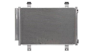 Condensator climatizare Suzuki Splash (EX), 01.2008-, motor 1.2, 63 kw benzina, cutie manuala/automata, full aluminiu brazat, 544(500)x330x16 mm, cu uscator si filtru integrat