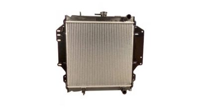 Radiator racire Suzuki Samurai, 10.1984-08.1989, motor 1.3, 47 kw, Samurai, 08.1989-1998, motor 1.3, 44 kw, benzina, cutie manuala, cu/fara AC, 375x368x22 mm, SRLine, aluminiu brazat/plastic 