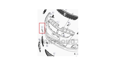 Ornament carlig de remorcare Suzuki Swift (Fz/Nz), 2013-06.2017, Cod 71712-74l00-799, Fata, Aftermarket
