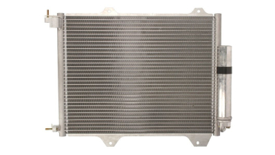 Condensator climatizare Suzuki Ignis, 09.2003-2008, Subaru JUSTY, 09.2003-2007, motor 1.5, 73 kw benzina, cutie manuala/automata, full aluminiu brazat, 460(420)x340(332)x16 mm, cu uscator filtrat