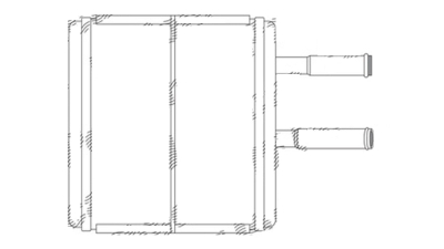 Radiator Incalzire Suzuki Swift, 02.2005-2010, motor 1.5, benzina, 4x4, aluminiu brazat/aluminiu, 135x179x33 mm, 