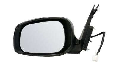 Oglinda exterioara Suzuki Swift (Sg) 03.2005-09.2010 Partea Stanga Crom Convex Electrica Fara Incalzire 8470262J005Pk, carcasa neagra grunduita