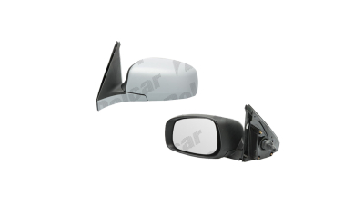 Oglinda exterioara Suzuki Swift (Sg) 03.2005-09.2010 Partea Dreapta Crom Convex Manuala Prin Cablu Fara Incalzire, carcasa neagra grunduita