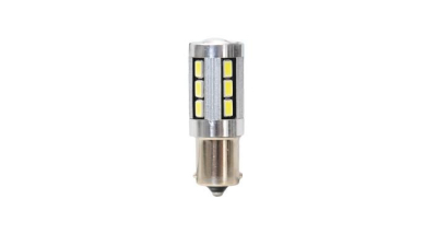 Set 2 becuri auto cu Led Vecta BA15S 12V-24V, Canbus, 18 leduri 5730 SMD