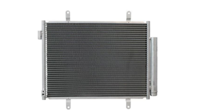 Condensator climatizare Suzuki Celerio, 03.2014-, motor 1.0, 50 kw benzina, cutie manuala, full aluminiu brazat, 490(460)x352(333)x12 mm, cu uscator si filtru integrat