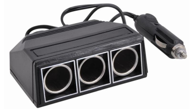 Priza auto tripla Automax 12V 1A , max.100W cu cablu de 80cm